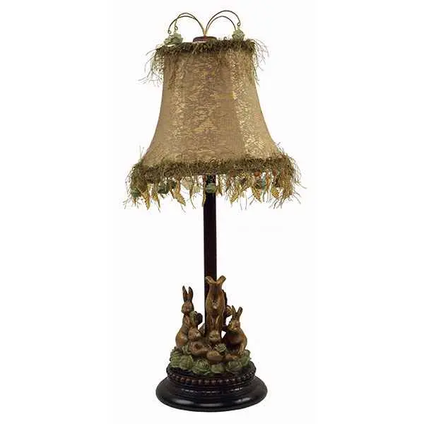 EL5334 Rabbits Cabbages Lamp