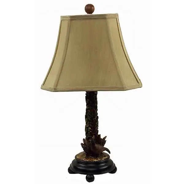 EL9161 Pheasant Oak Lamp