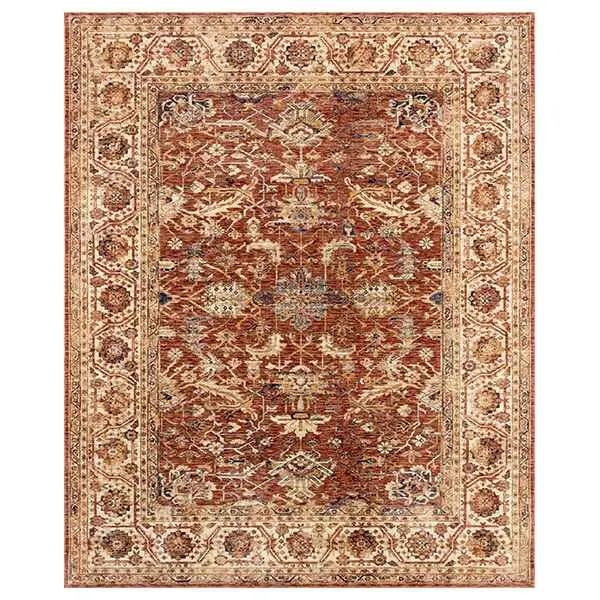 6495E Ivory - Red