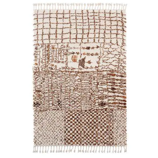 7077A White Multi L. Beige