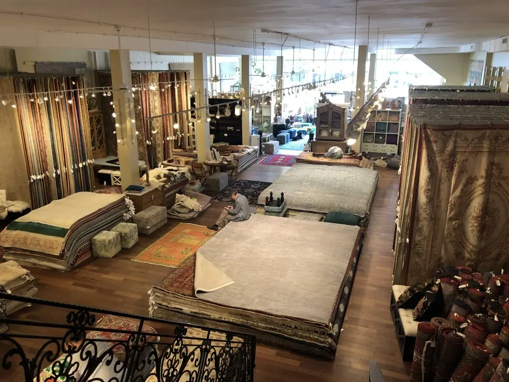 Inside the Capa Home showroom in High Point, NC