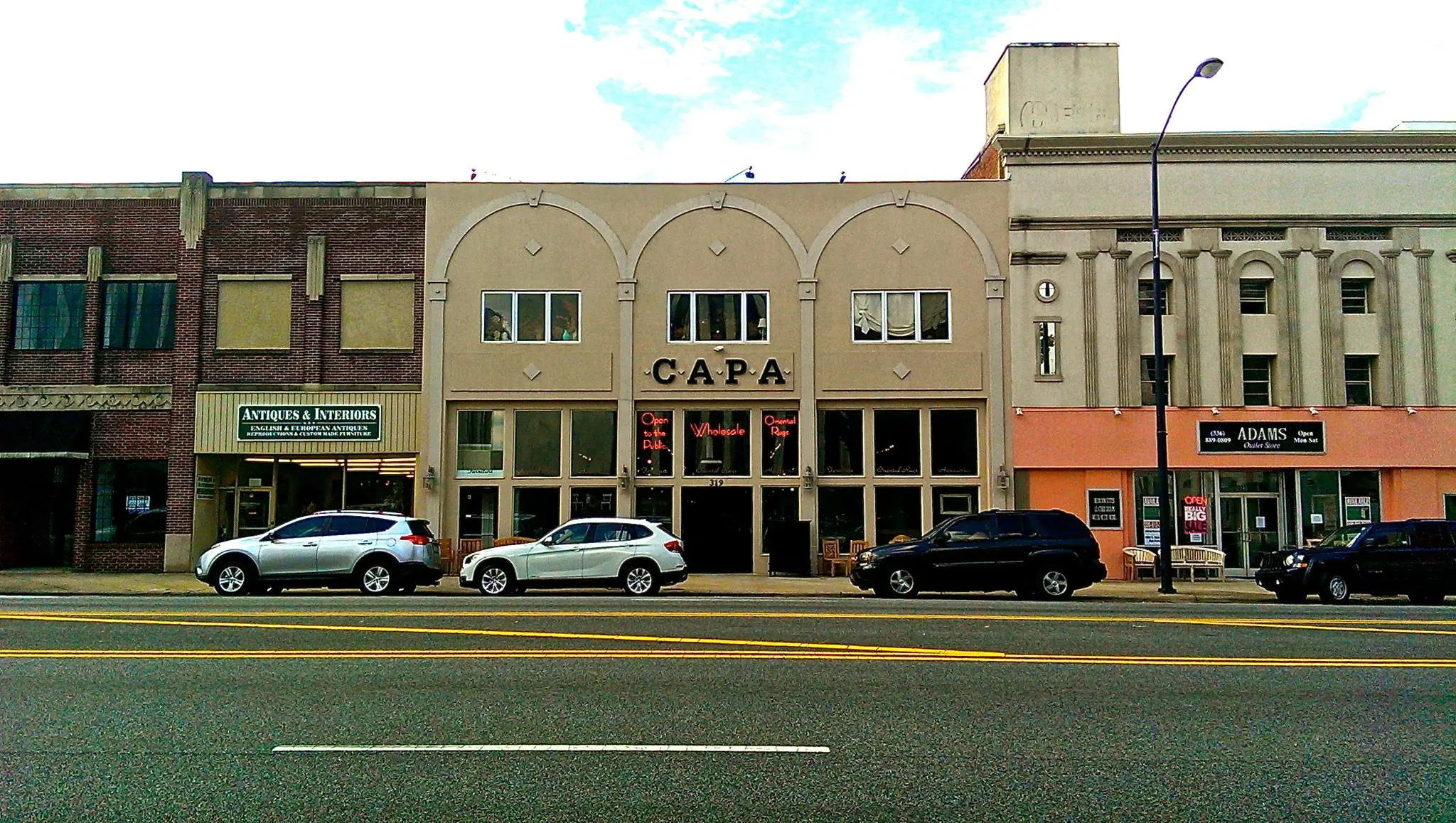 Capa Home storefront at 319 North Main St., High Point, NC