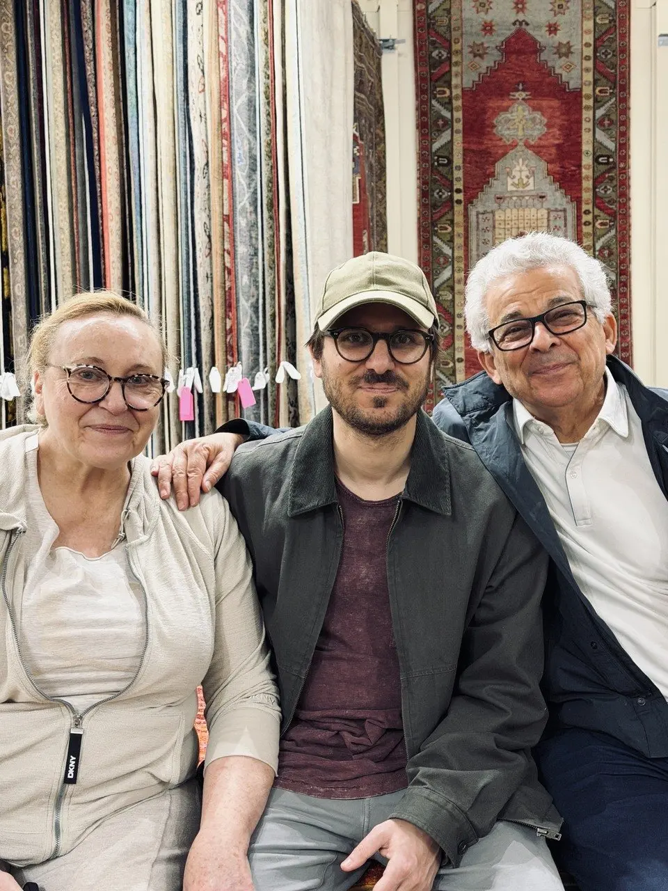 The Bilgin family: Soner, Martina, and Emre